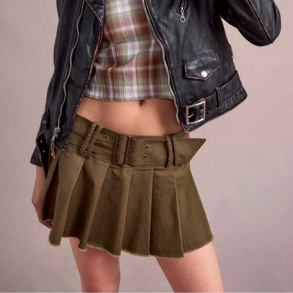 BDG pleated Micro Mini pleated Skirt NEW